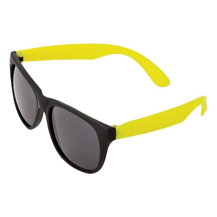 Sunglasses with Fluorescent Sides