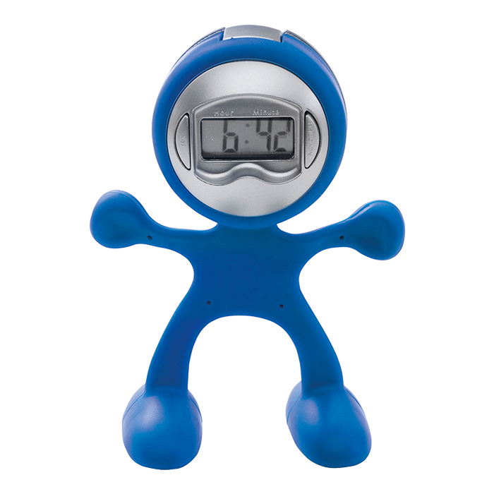 Man Shaped Alarm Clock with Memo Holder