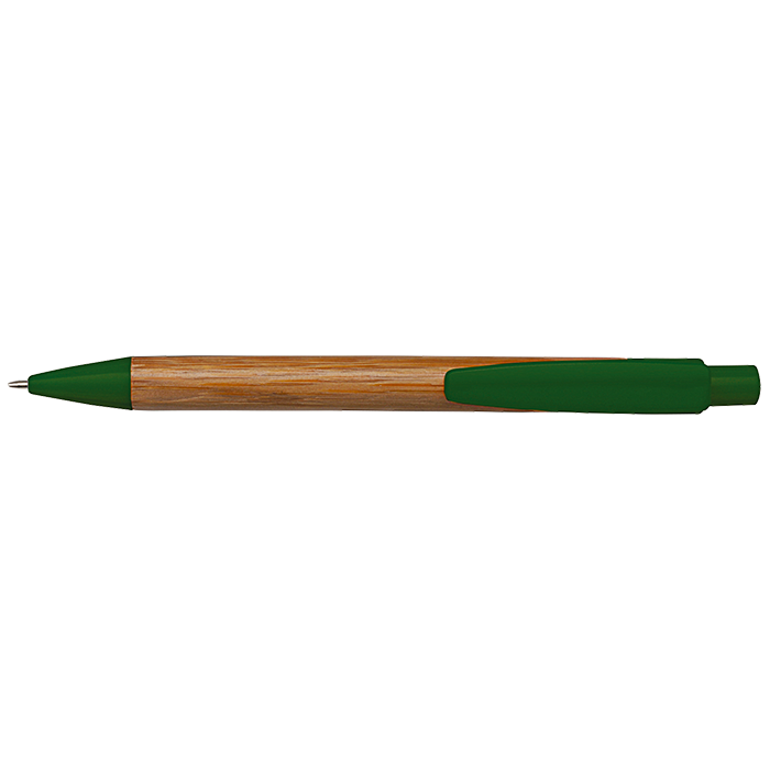 Bamboo Ballpoint Pen with Plastic Trims